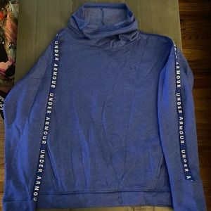 Hoodie. Under Armour. Blue. Large. NEVER WORN.